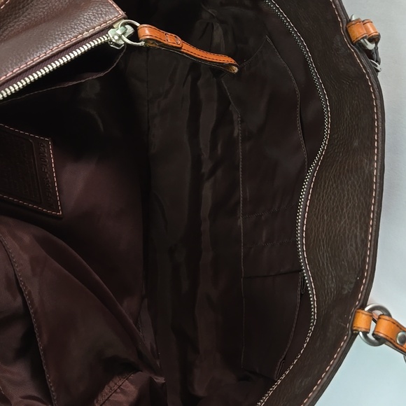 Coach X-Large Chelsea Brown Pebbled Leather Tote - Picture 13 of 14